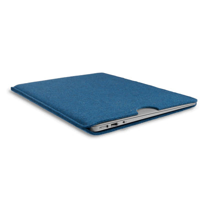 Hülle für Apple MacBook Air/Pro 15" Handmade Notebook Tasche Filz Case Blau