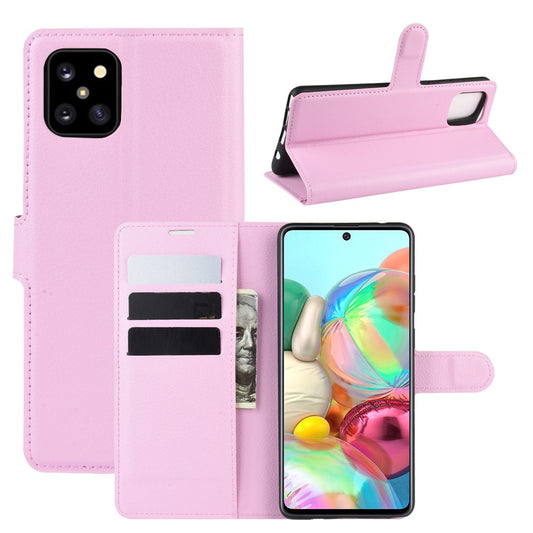 Hülle für Samsung Galaxy Note10 Lite Handyhülle Flip Case Tasche Cover Rosa