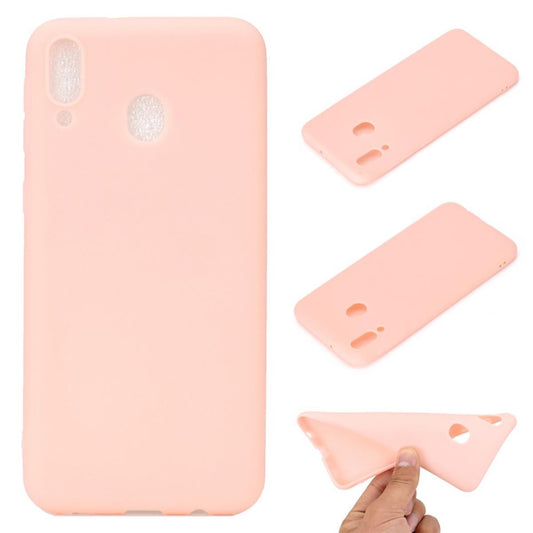 Hülle für Samsung Galaxy M20 Handyhülle Silikon Case Schutzhülle Etui matt Rosa