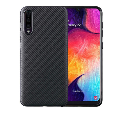 Hülle für Samsung Galaxy A50/A30s Handyhülle Silikon Case Schutzhülle Carbon Farben