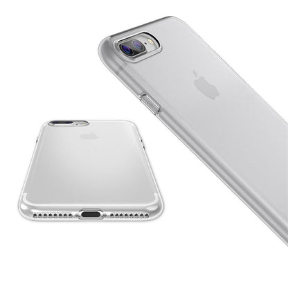 Hülle für Apple iPhone 7 Plus/8 Plus Handyhülle Silikon Cover Schutzhülle Transparent klar
