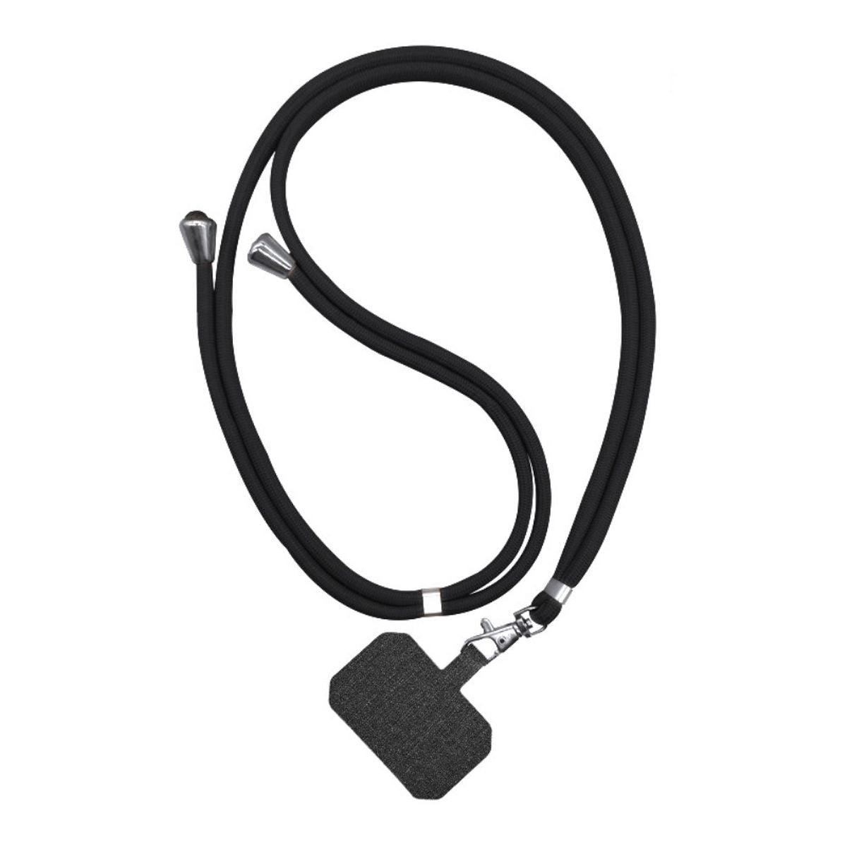 Universal Handykette - Handy Kette zum Umhängen - Smartphone Strap Schwarz