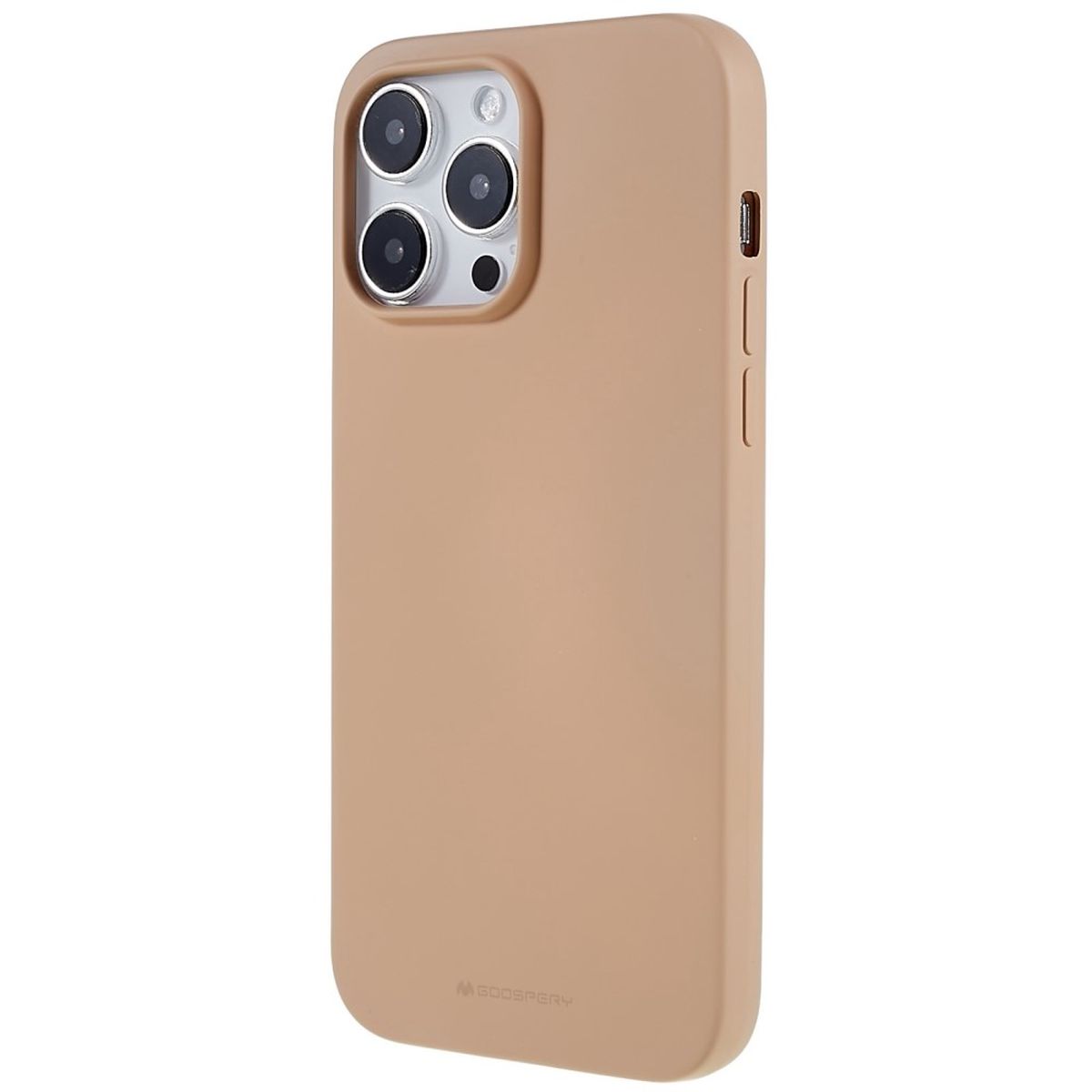 Hülle für Apple iPhone 14 Pro Max Handyhülle Silikon Case Cover Etui Matt Beige