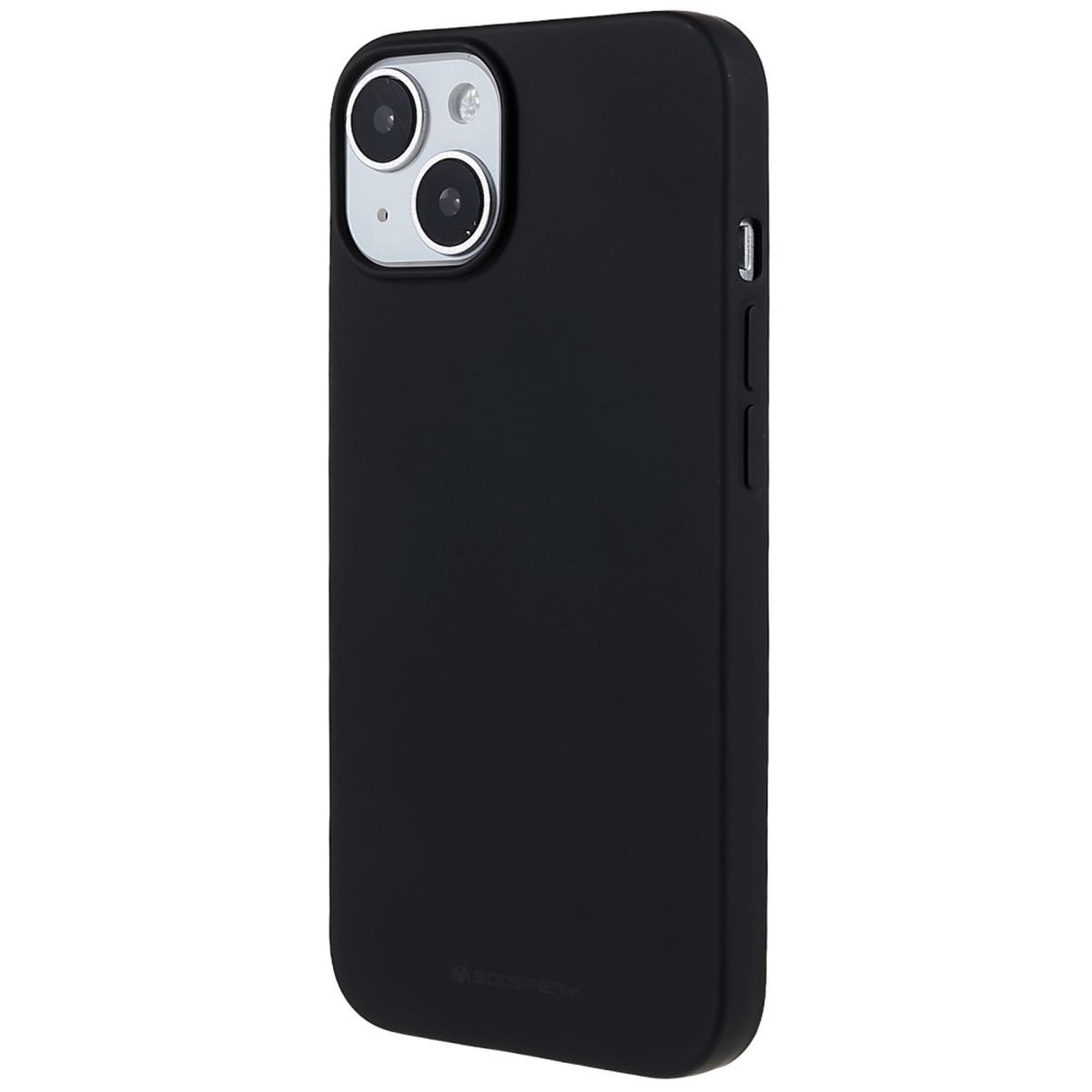 Hülle für Apple iPhone 14 Handyhülle Silikon Case Cover Bumper Matt Schwarz