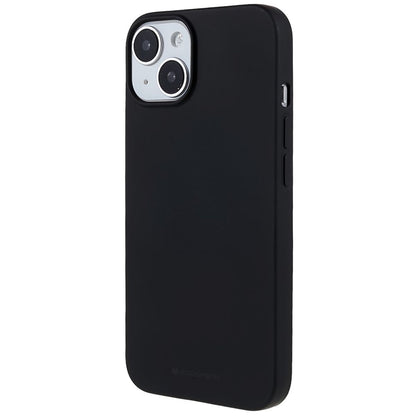 Hülle für Apple iPhone 14 Handyhülle Silikon Case Cover Bumper Matt Schwarz