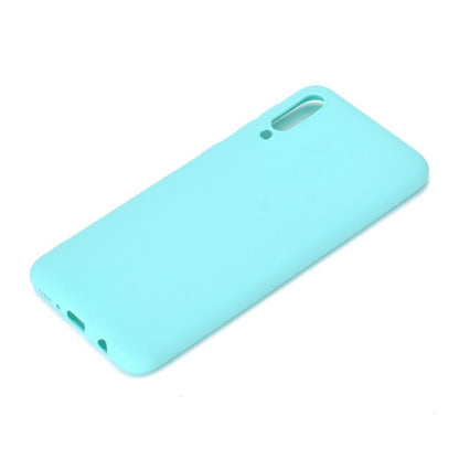 Hülle für Samsung Galaxy A70 Handyhülle Silikon Case Schutzhülle Etui matt Grün