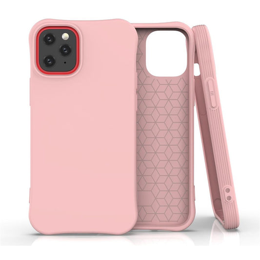 Hülle für Apple iPhone 12 Mini Handyhülle Silikon Case Cover Bumper Matt Rosa
