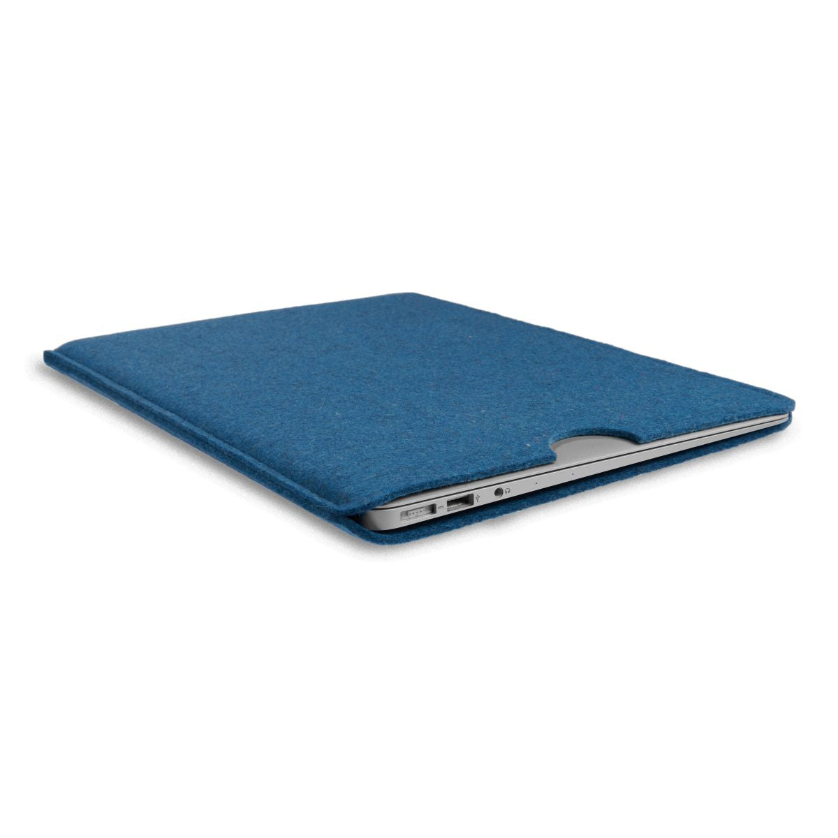 Hülle für Apple MacBook Pro 16" (M1,M2) Handmade Filz Schutztasche Case Blau