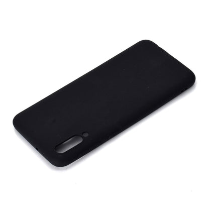 Hülle für Samsung Galaxy A70 Handyhülle Silikon Case Schutzhülle Cover matt Schwarz