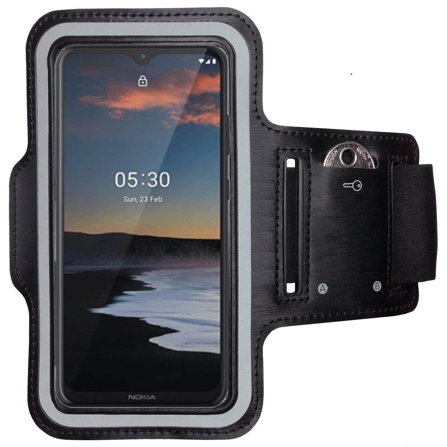 Sportarmband für Nokia 5.3 Armband Handy Tasche Fitness Jogging Hülle