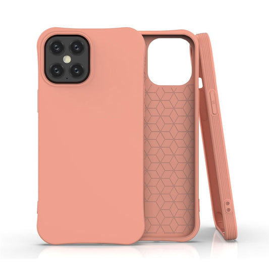Hülle für Apple iPhone 12 Pro Max Handyhülle Silikon Case Cover Matt Orange