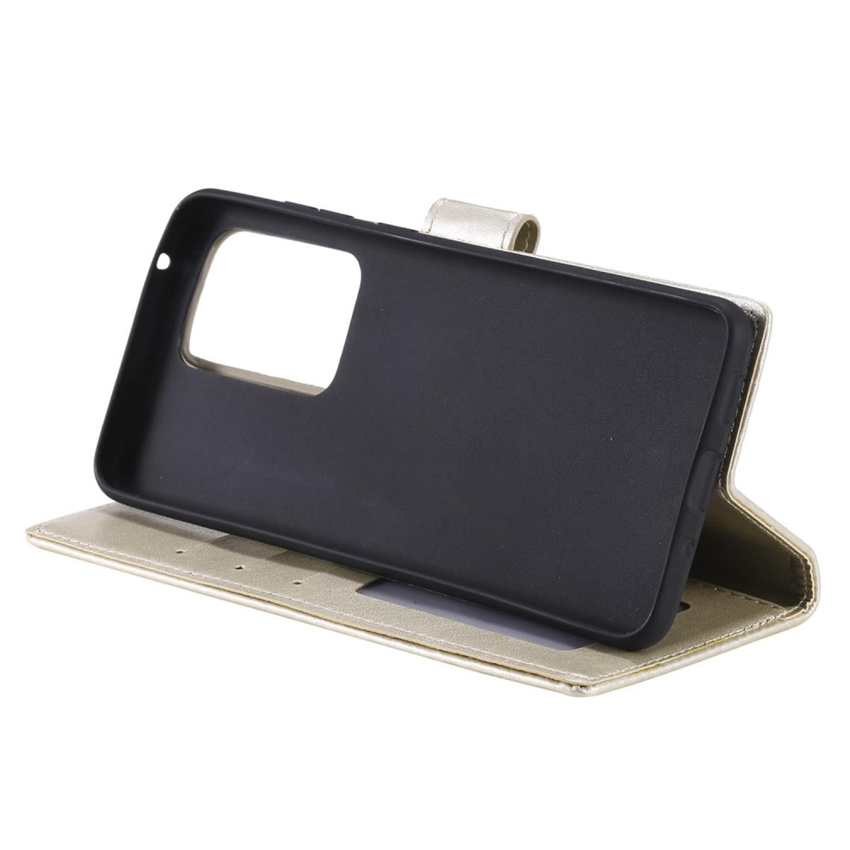 Hülle für Samsung Galaxy S20 Ultra Handyhülle Flip Case Schutzhülle Mandala Gold