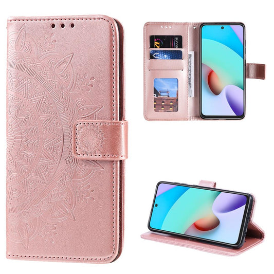 Hülle für Xiaomi Redmi Note 11 Pro/Pro Plus Handy Flip Case Cover Mandala Rose