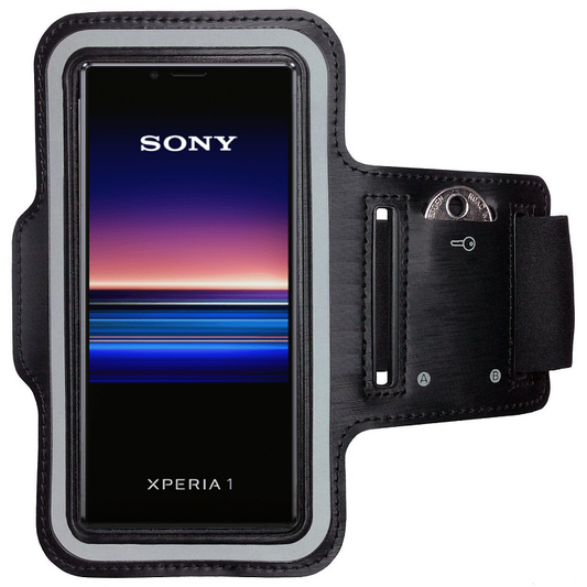 Sony Xperia 1 Handy Sport Armband Hülle Sportarmband Fitness Tasche