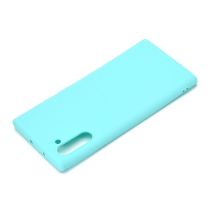 Hülle für Samsung Galaxy Note10 Handyhülle Silikon Cover Schutzhülle Case Etui matt Grün