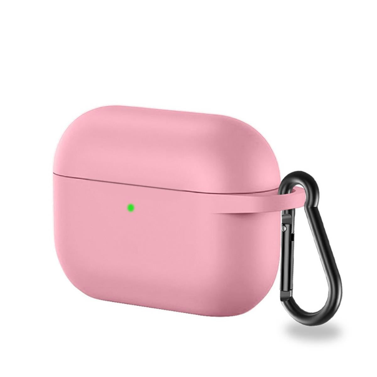 Hülle für Apple AirPods Pro Silikon Bumper Case Cover Tasche Bumper Rosa