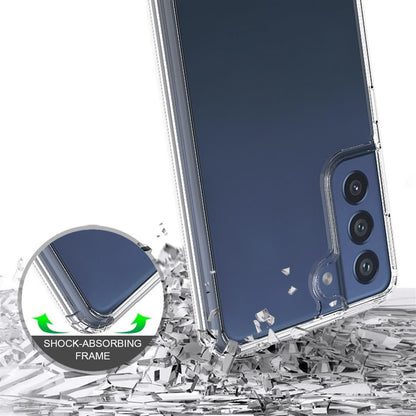 Hülle für Samsung Galaxy S21 FE Handyhülle Hybrid Silikon Case Bumper Cover Klar