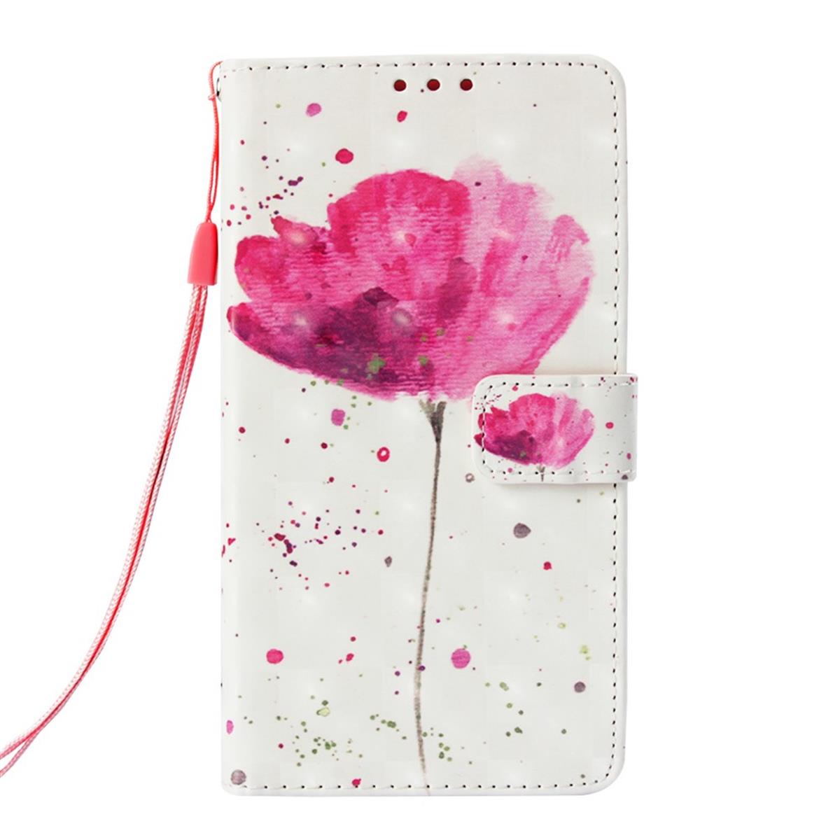 Hülle für Samsung Galaxy S10 Handyhülle Flip Case Cover Handytasche Motiv Blume