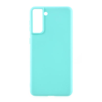 Hülle für Samsung Galaxy S21 FE Handyhülle Silikon Case Cover Bumper Matt Grün