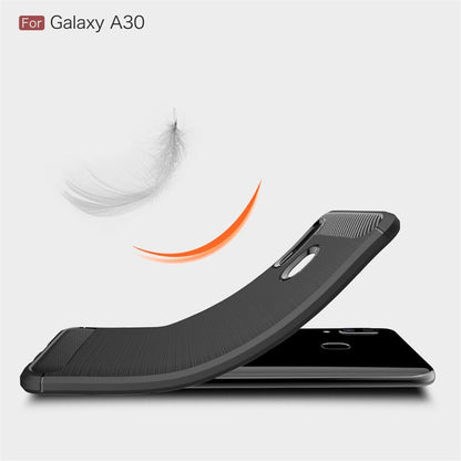 Hülle für Samsung Galaxy A30 Handyhülle Schutzhülle Silikon Case Carbon Farben