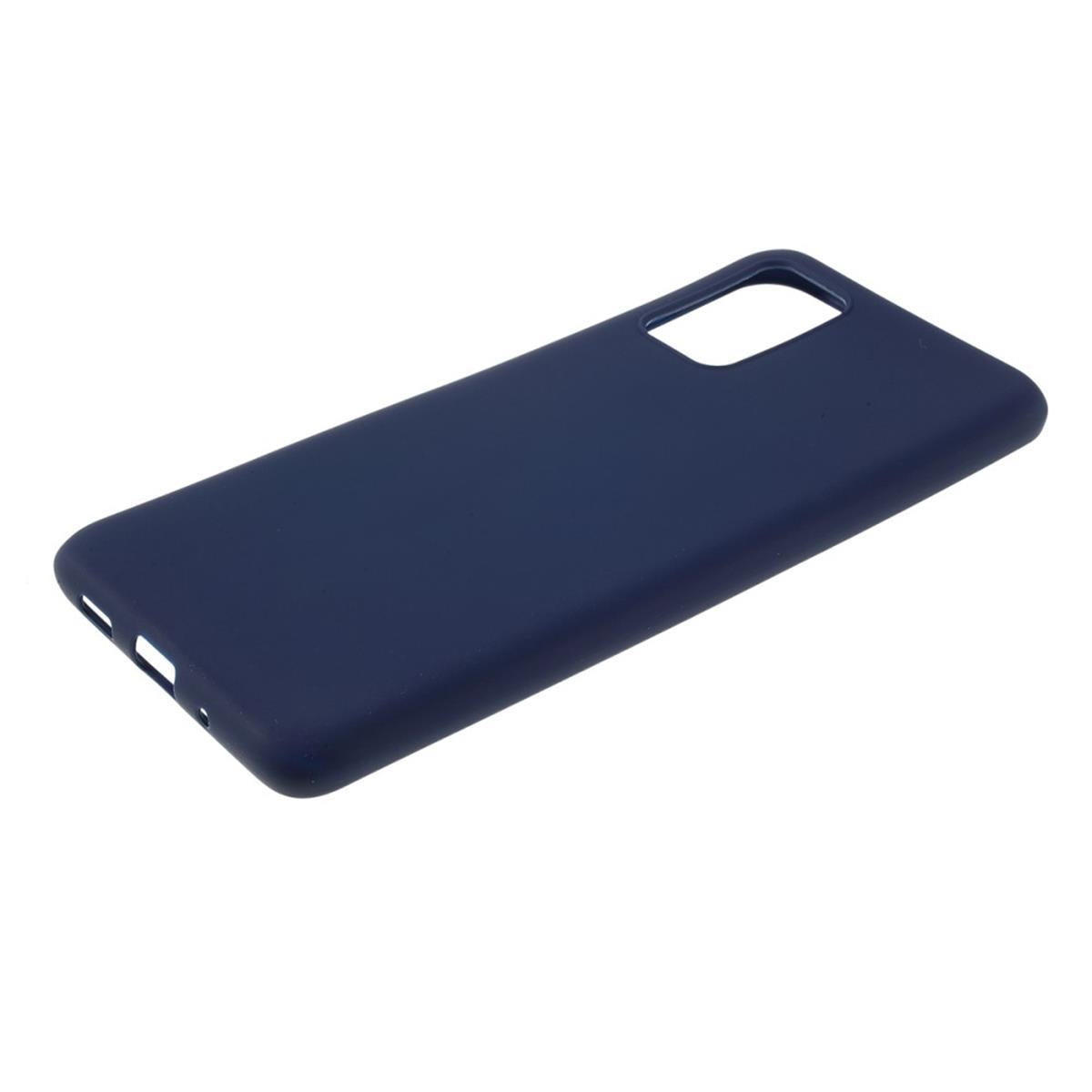 Hülle für Samsung Galaxy S10 Lite Handyhülle Silikon Case Cover Etui Matt Blau