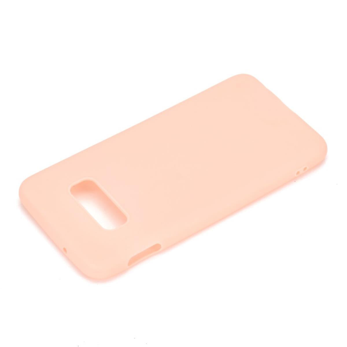 Hülle für Samsung Galaxy S10e Handyhülle Silikon Case Schutzhülle matt Rosa