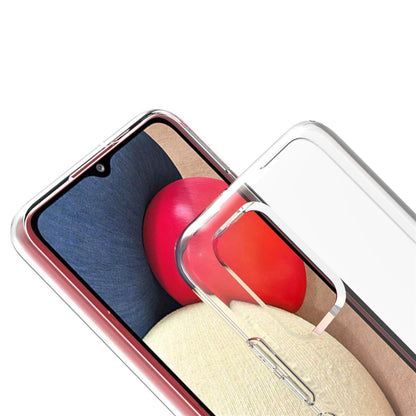 Hülle für Samsung Galaxy A02s Handyhülle Silikon Cover Etui Case Bumper klar