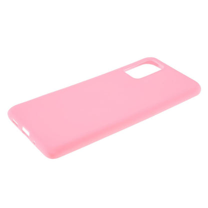 Hülle für Samsung Galaxy A41 Handyhülle Silikon Case Cover Bumper Matt Rosa