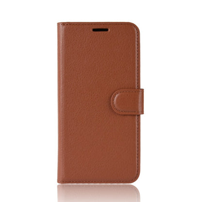 Hülle für Samsung Galaxy J4 Plus (+) Handyhülle Flip Case Tasche Cover Braun