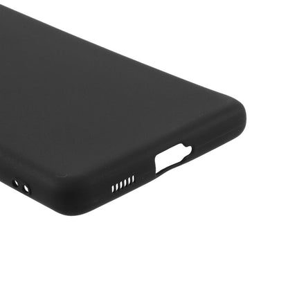 Hülle für Samsung Galaxy S21 Ultra 5G Handyhülle Silikon Case Cover Tasche Matt Schwarz