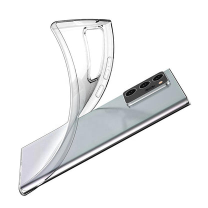 Hülle für Samsung Galaxy Note20 Ultra Handyhülle Silikon Cover Case Transparent