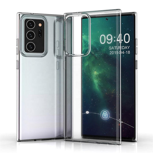 Hülle für Samsung Galaxy Note20 Ultra Handyhülle Silikon Cover Case Transparent