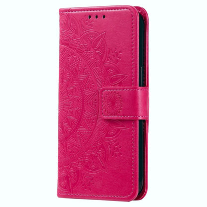 Hülle für Samsung Galaxy A34 5G Handyhülle Flip Case Cover Etui Mandala Pink