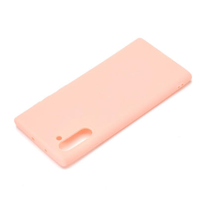Hülle für Samsung Galaxy Note10 Handyhülle Silikon Cover Schutzhülle Bumper matt Rosa