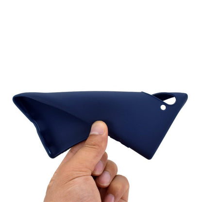 Hülle für Samsung Galaxy Note10 Handyhülle Silikon Cover Schutzhülle Soft Case matt Blau
