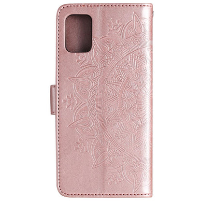 Hülle für Samsung Galaxy Note20 Handyhülle Flip Case Cover Tasche Etui Mandala Rosegold