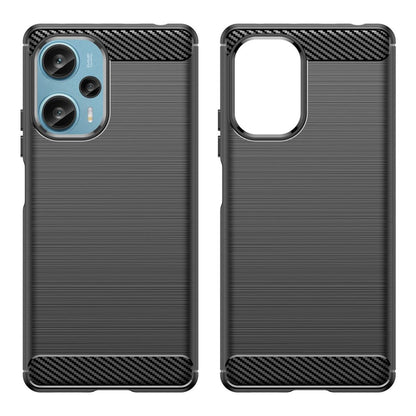 Hülle für Xiaomi Poco F5 5G/Redmi Note 12 Turbo Handy Silikon Cover Carbonfarben