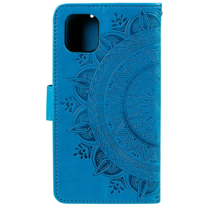 Hülle für Apple iPhone 11 Pro Max [6,5 Zoll] Handyhülle Schutz Tasche Cover Mandala Blau