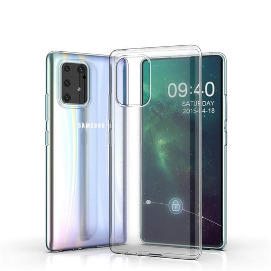 Hülle für Samsung Galaxy S10 Lite Handyhülle Silikon Cover Bumper Case klar