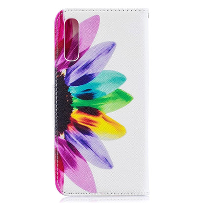 Hülle für Samsung Galaxy A50/A30s Case Schutzhülle Motiv Handytasche Blume