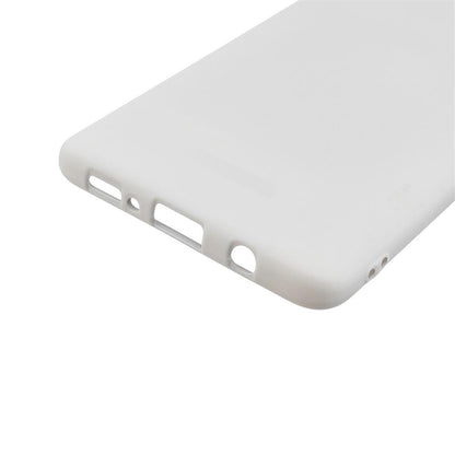 Hülle für Samsung Galaxy A72 5G Handyhülle Silikon Case Cover Bumper Matt Weiß