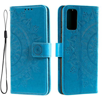 Hülle für Samsung Galaxy A33 5G Handyhülle Flip Case Cover Etui Mandala Blau