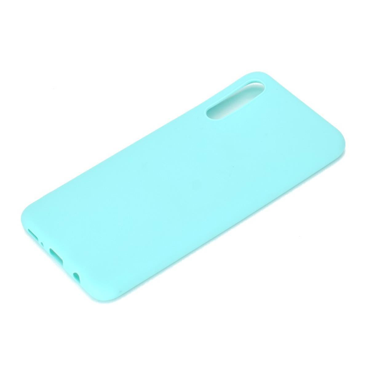 Hülle für Samsung Galaxy A50/A30s Handyhülle Silikon Case Cover Handytasche matt grün
