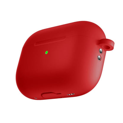 Hülle für Apple AirPods Pro 2 Silikon Case Cover Etui Bumper Schutzhülle Rot
