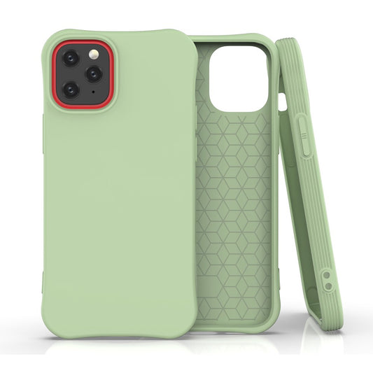 Hülle für Apple iPhone 12 Mini Handyhülle Silikon Case Cover Bumper Matt Grün
