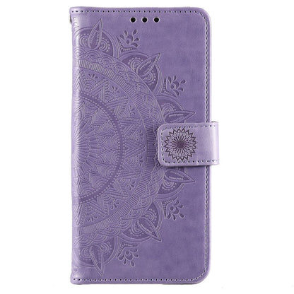 Hülle für Samsung Galaxy S22+ (Plus) Handyhülle Flip Case Cover Mandala Lila