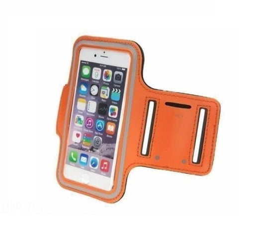 Armband für Apple iPhone 7/8 Sportarmband Fitness Hülle Jogging Arm Tasche Laufhülle Orange