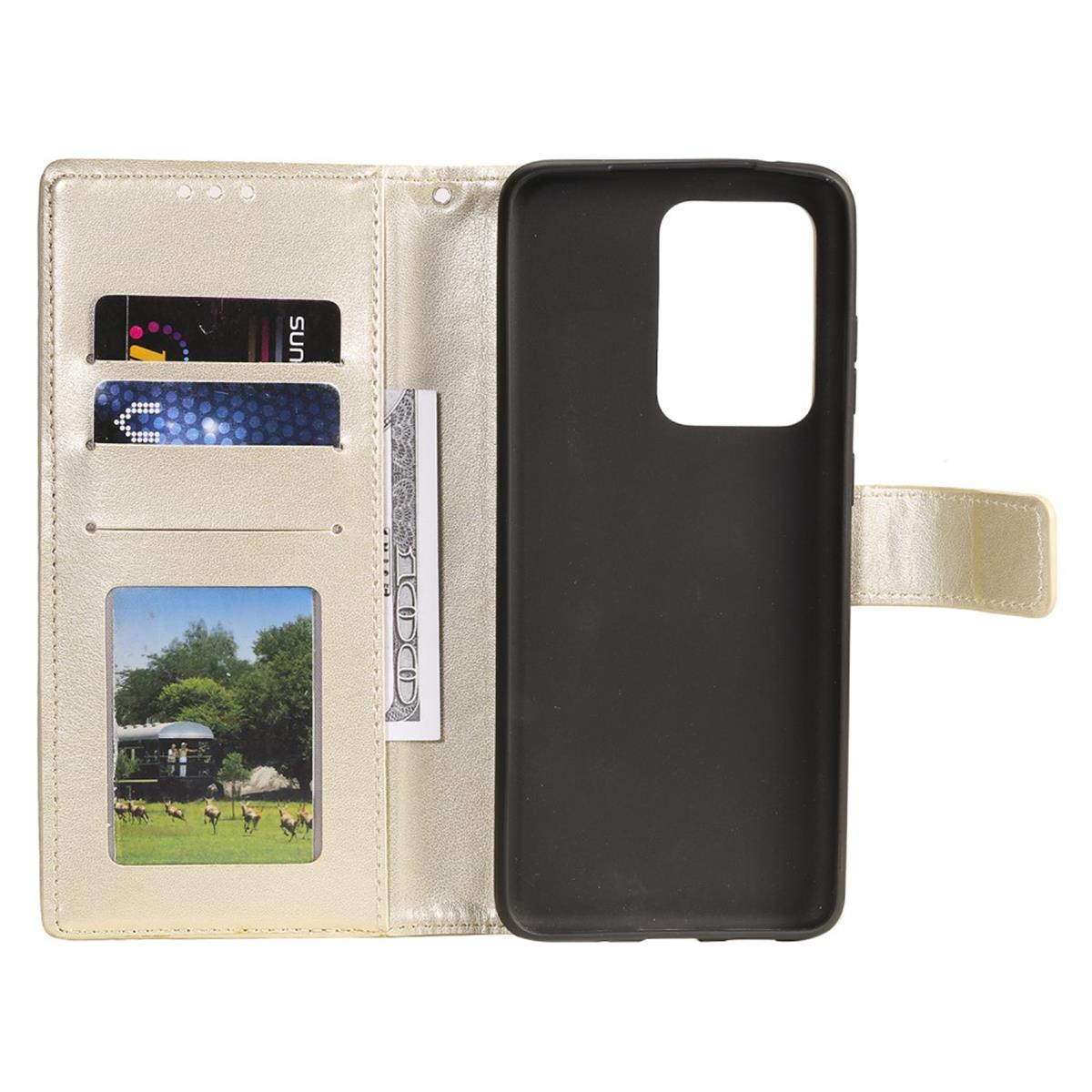 Hülle für Samsung Galaxy S20 Ultra Handyhülle Flip Case Schutzhülle Mandala Gold