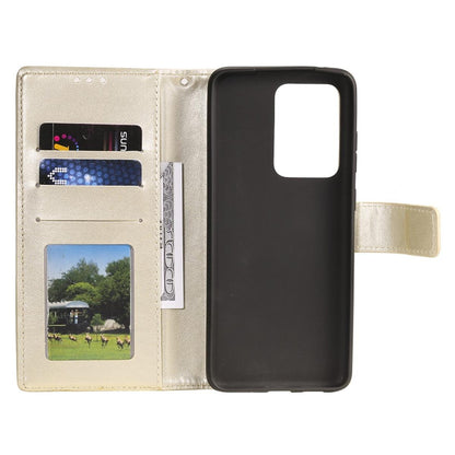 Hülle für Samsung Galaxy S20 Ultra Handyhülle Flip Case Schutzhülle Mandala Gold