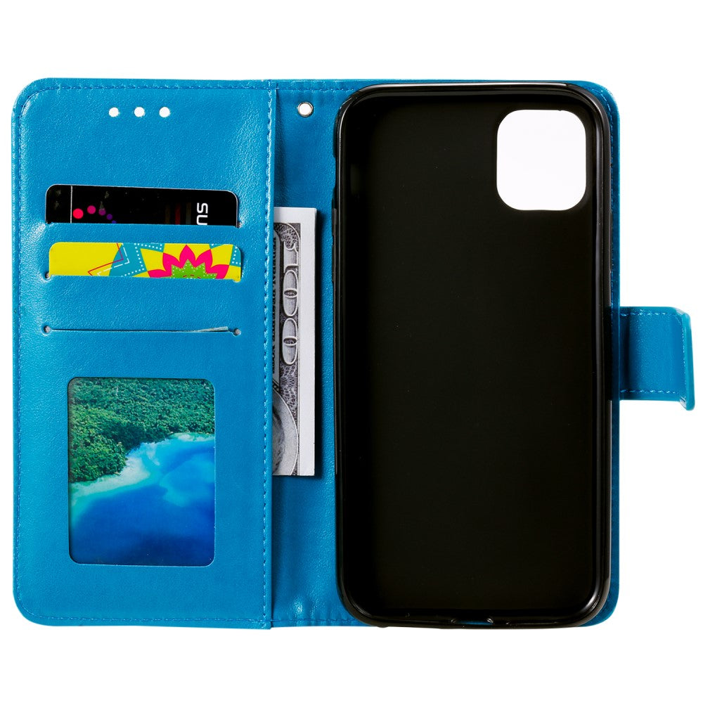 Hülle für Samsung Galaxy A22 5G Handyhülle Flip Case Cover Tasche Mandala Blau